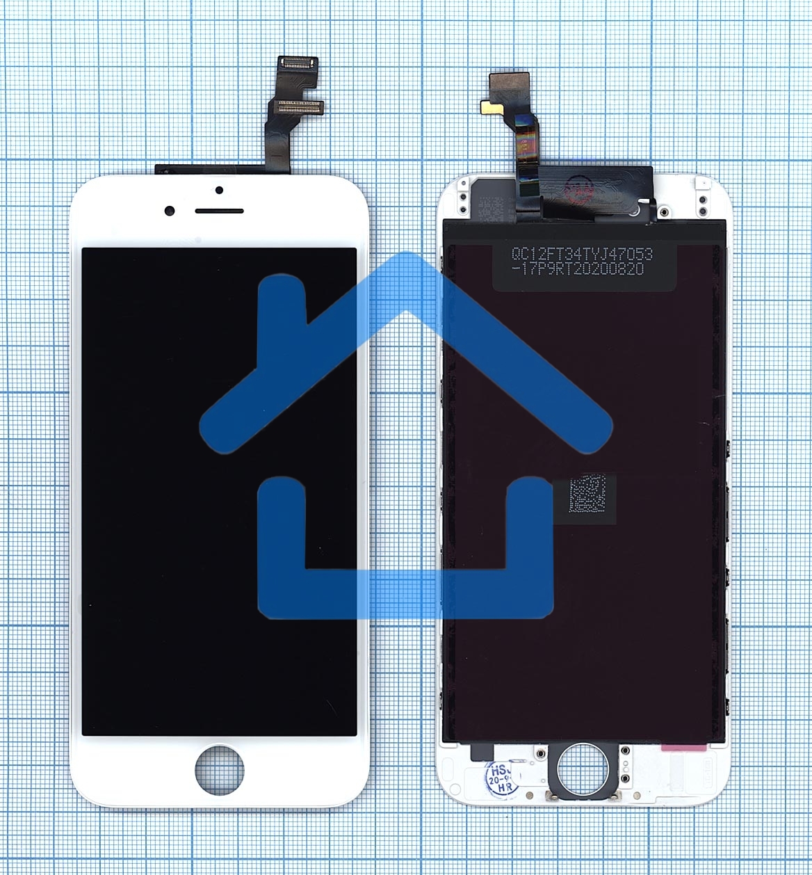 Дисплей для Apple iPhone 6 в сборе с тачскрином AAA белый