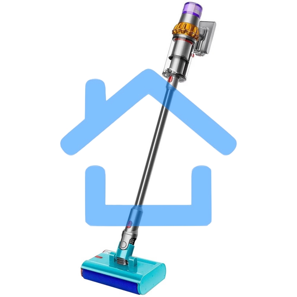 Пылесос вертикальный Dyson V15s Detect Submarine (448798-01) серый, питание от аккумулятора, 240 Вт, уборка влажная/сухая, пылесборник 0,76 л, работа от АКБ max 60 мин.