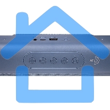 Колонка портатитвная Ural ТТ М100+ синий 6W 1.1 BT/3.5Jack/USB-C 10м 1200mAh (без.бат) (УРАЛ ТТ М100+ СИНИЙ)