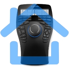 Манипулятор проводной 3DConnexion SpaceMouse Enterprise (3DX-700056) черный, USB, кнопки - 31