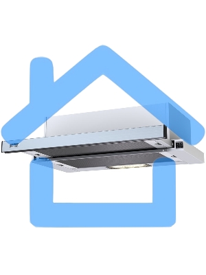 Вытяжка встраиваемая KRONA Kerry 600 PB нержавеющая сталь, 60 см, 845 куб. м/ч, 53 дБ