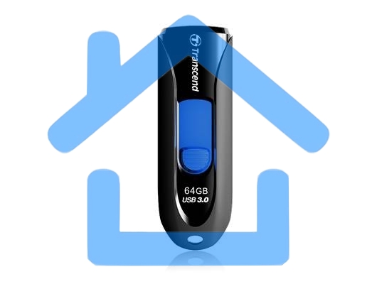 Флешка USB R/W Transcend USB Drive 64Gb JetFlash 790 TS64GJF790K USB 3.0