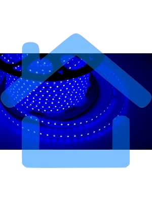 Лента светодиодная Neon-night 220 В, 10х7 мм, IP67, SMD 2835, 60 LED/m, цвет свечения синий, бухта 100 м