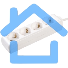 Удлинитель WYP10-16-04-03-Z-N У04 4 места 2 Р + P Е /3метра 3х1мм2 16А/250 IEK