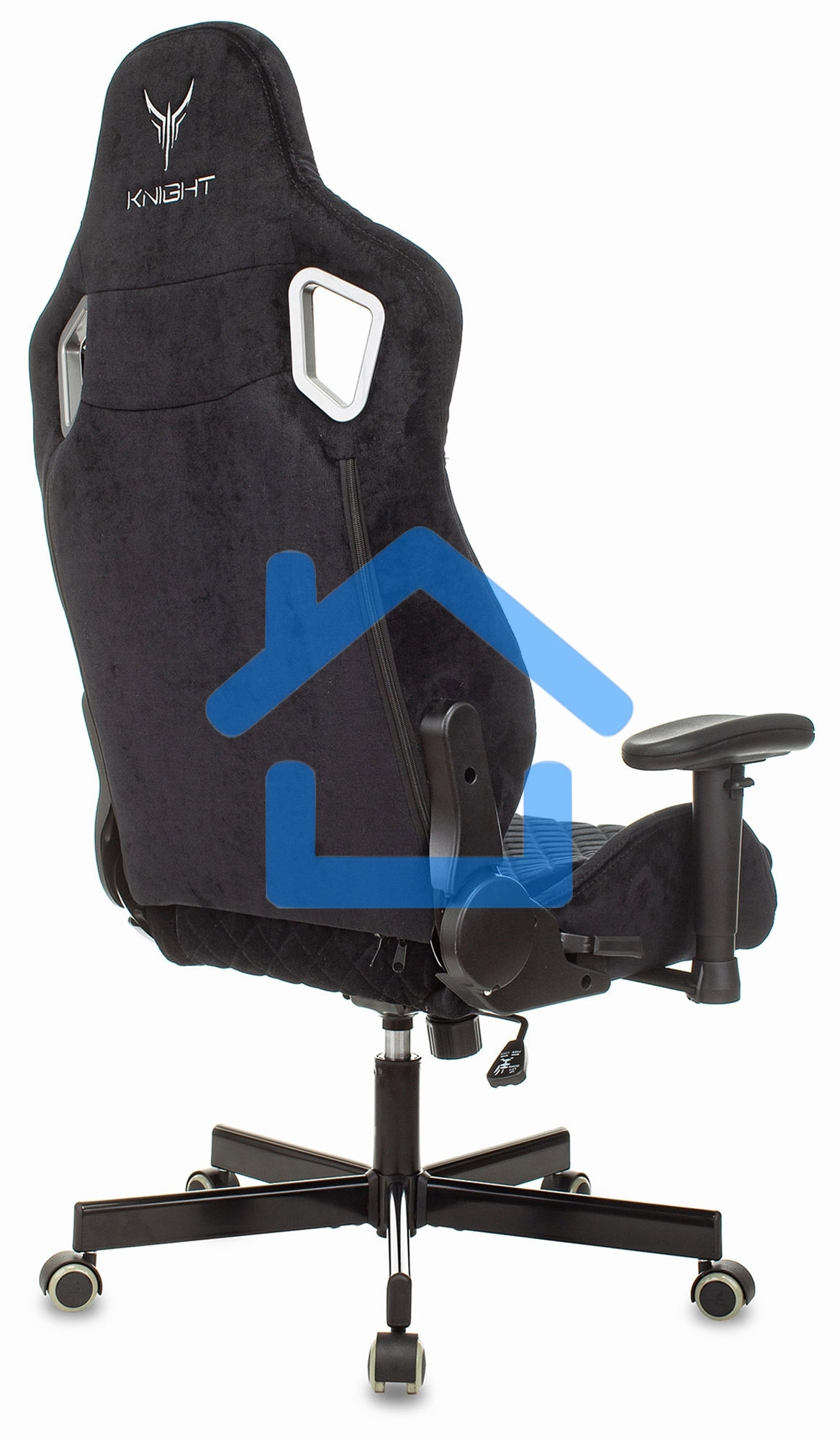 Кресло игровое Бюрократ Knight Outrider Light-20 черный с подголов. крестовина металл