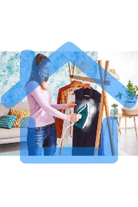 Парогенератор Tefal SV6115E0 2200Вт бирюзовый/белый