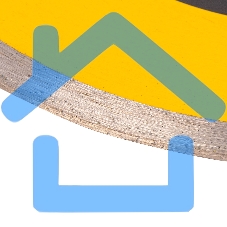 Диск алмазный сплошной Denzel супертонкий, 200 х 25,4 мм, горячее прессование, мокрое резание