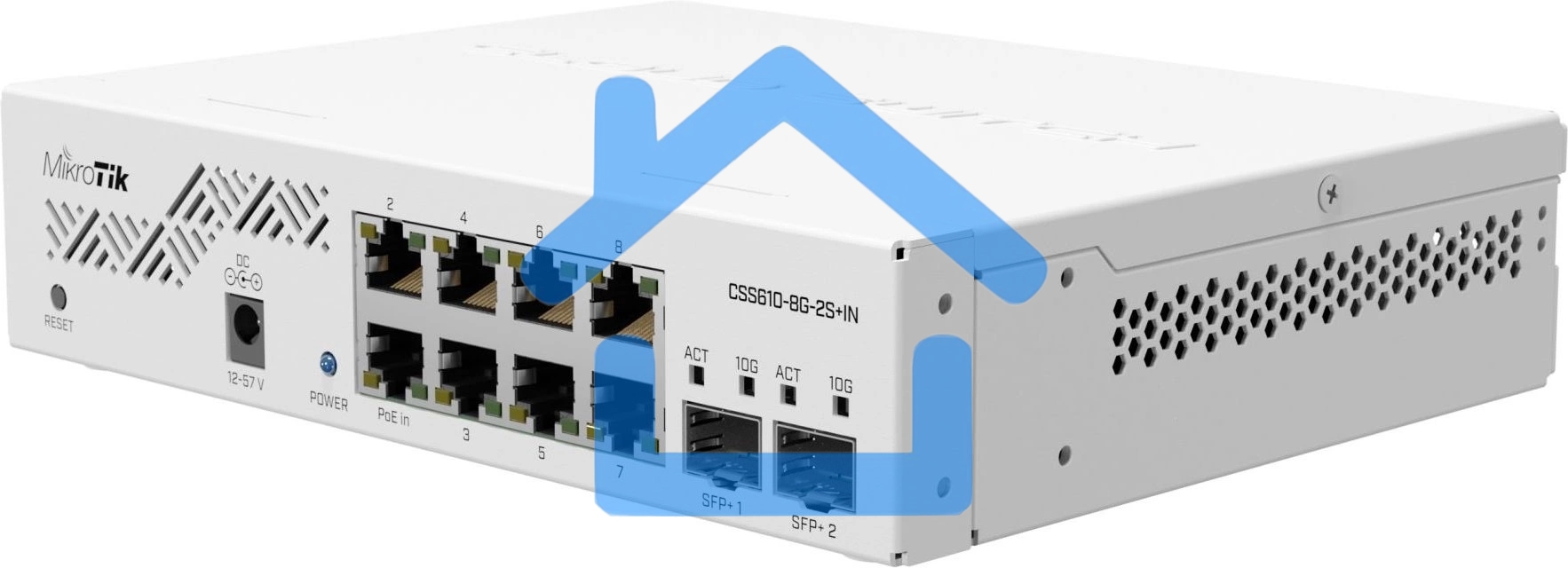 Коммутатор MikroTik CSS610-8G-2S+IN
