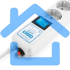 Фильтр-удлинитель Power Cube PRO, 1,9 м, LC контур, 16А/3,5кВт Surge protector Power Cube Pro 1,9 m, LC circuit, 6 outlets (белый) 16A / 3,5kVt