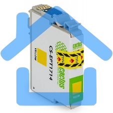 Картридж струйный Cactus CS-EPT1714 17XL желтый (10 мл) для Epson Expression Home XP-33/103/203/207/303/306/403/406