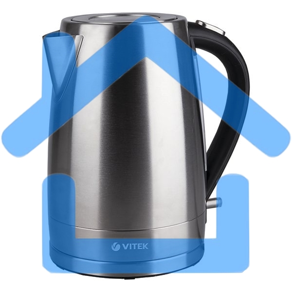Чайник электрический Vitek VT-7000 1.7л. 2200Вт серебристый (корпус: металл)