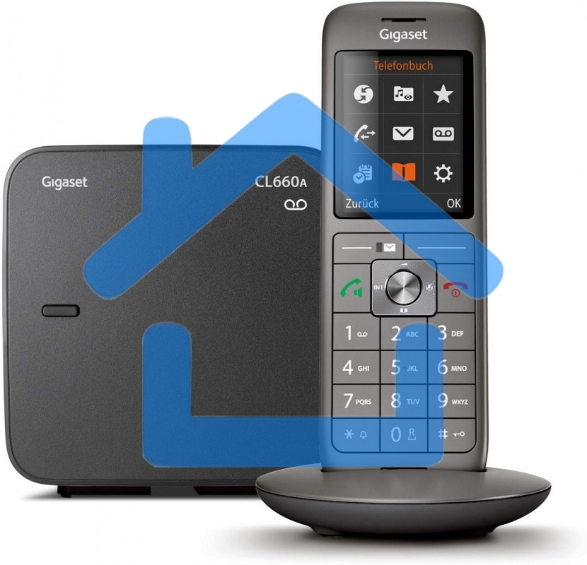 Р/Телефон Dect Gigaset CL660A черный автооветчик АОН