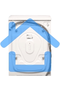 Стиральная машина Sharp ES612RW белый, загрузка фронтальная 6 кг, 1200 об/мин., класс: A+++