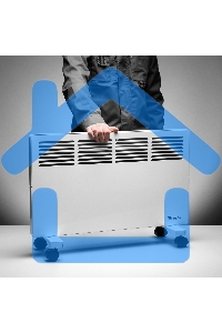 Конвектор MTX КМ-1500.2 белый, 1500 Вт, 20 м2, термостат