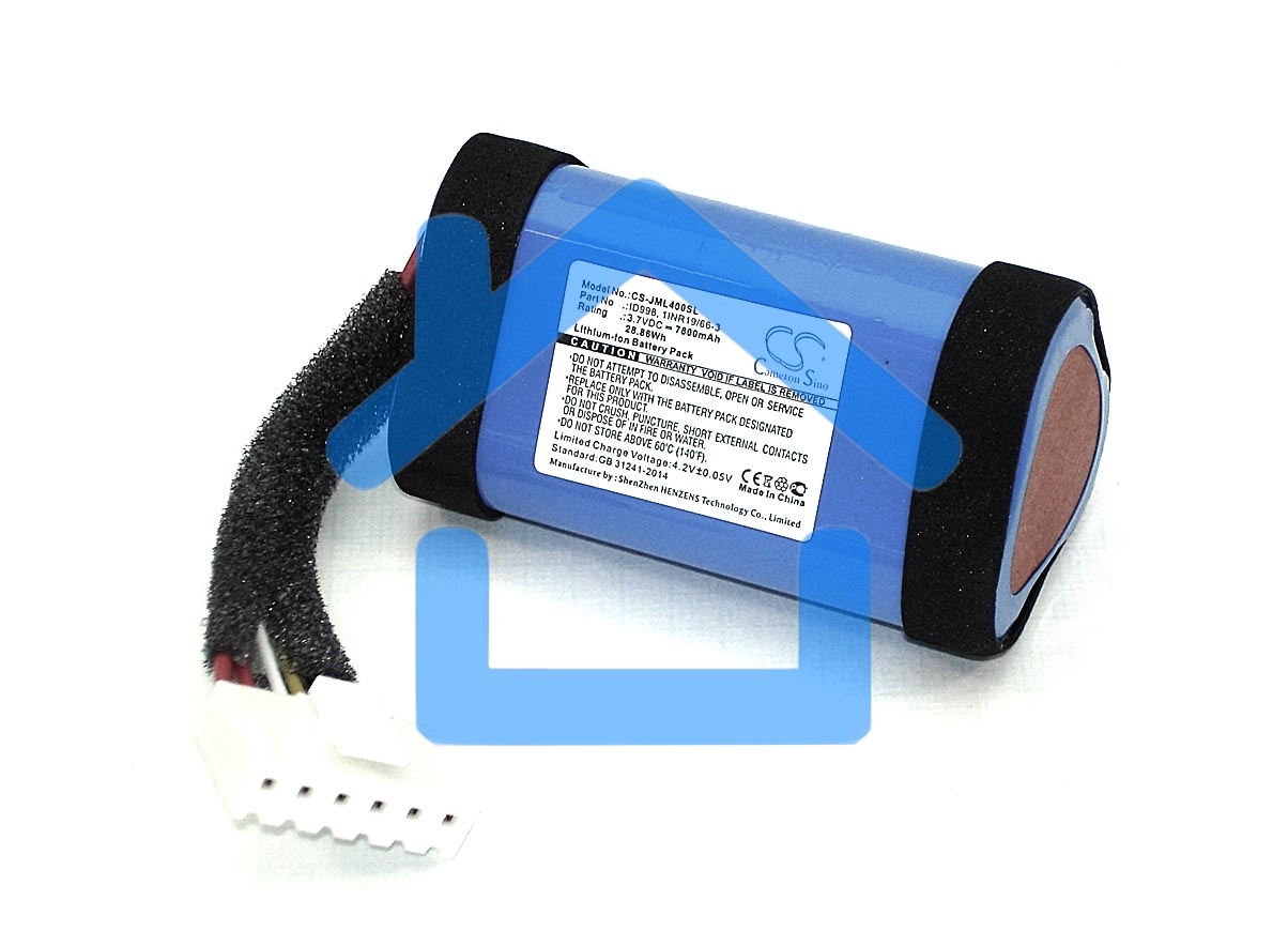 Аккумуляторная батарея CameronSino CS-JML400SL для JBL Charge 4 3.7V 7800mAh 28.86Wh