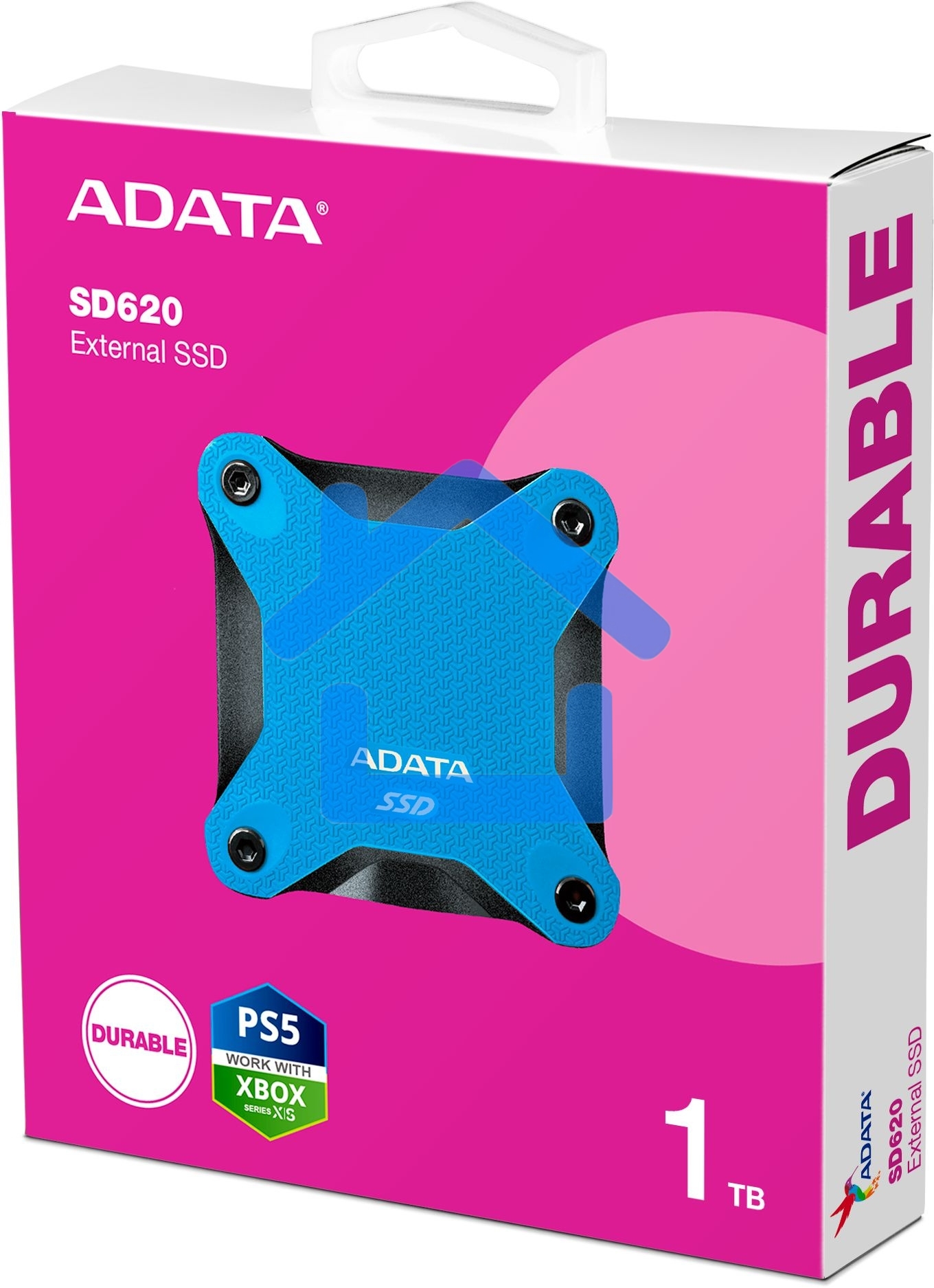 Внешний накопитель SSD   1Tb A-DATA SD620, External, USB 3.2, [R/W -550/500 MB/s] синий