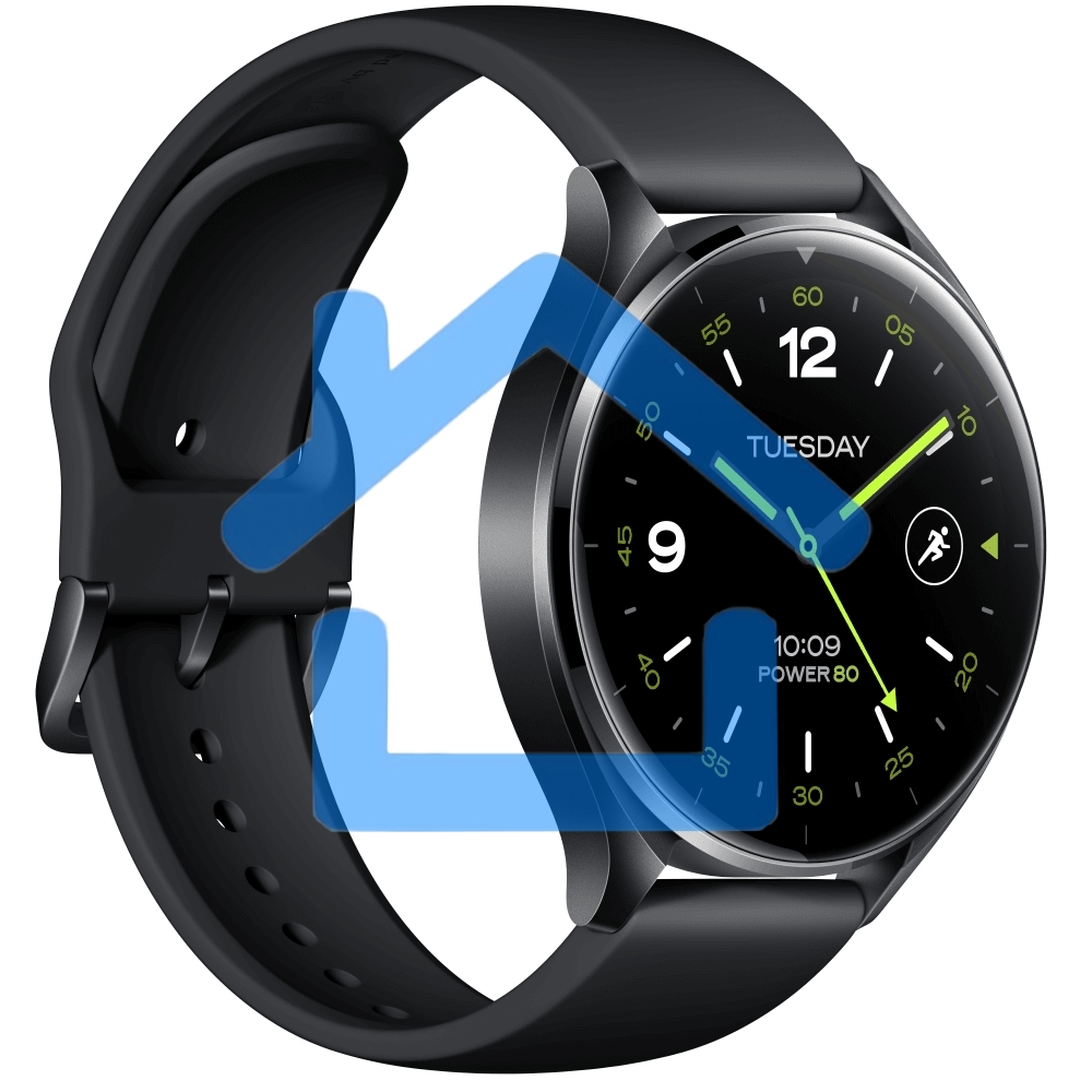 Смарт-часы Xiaomi Watch 2 черный Case With черный TPU Strap M2320W1