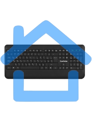 Клавиатура проводная ExeGate Professional Standard LY-E5500M, USB, черный