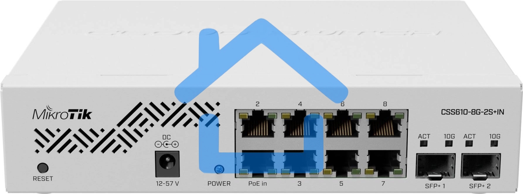 Коммутатор MikroTik CSS610-8G-2S+IN
