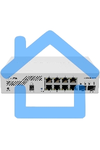 Коммутатор MikroTik CSS610-8G-2S+IN