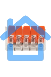 Универсальная компактная клемма, 5-проводная до 4,0 мм² (40 шт./уп.) Rexant