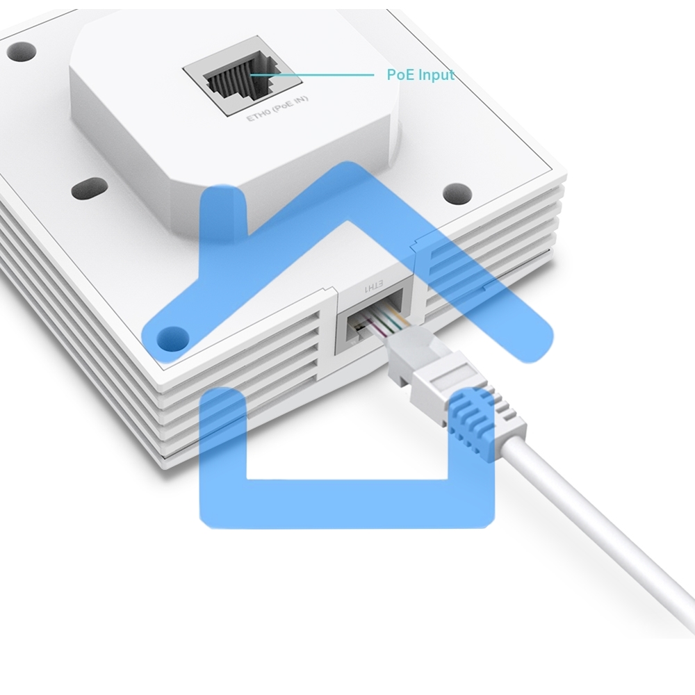 Точка доступа TP-Link EAP650-Wall AX3000 10/100/1000BASE-TX