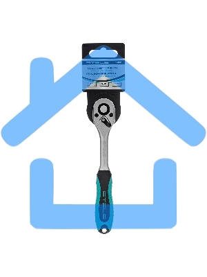 Ключ трещотка 1/4, 72 зуба, с быстрым сбросом. СrV Stels