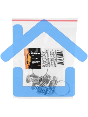 Хомуты металлические, 8-18 мм, 5 шт. Sparta