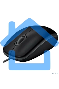 Мышь проводная Logitech M110 Silent черный, 1000 dpi, USB, кнопки - 3