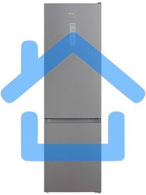 Холодильник Hotpoint HT 5200 AB мраморный двухкамерный 247/78л морозилка снизу, No Frost