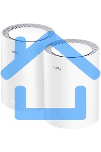 Бесшовный Mesh роутер Cudy M3000(2-PACK) AX3000 10/100/1000/2500BASE-T, белый (упак.:2шт)