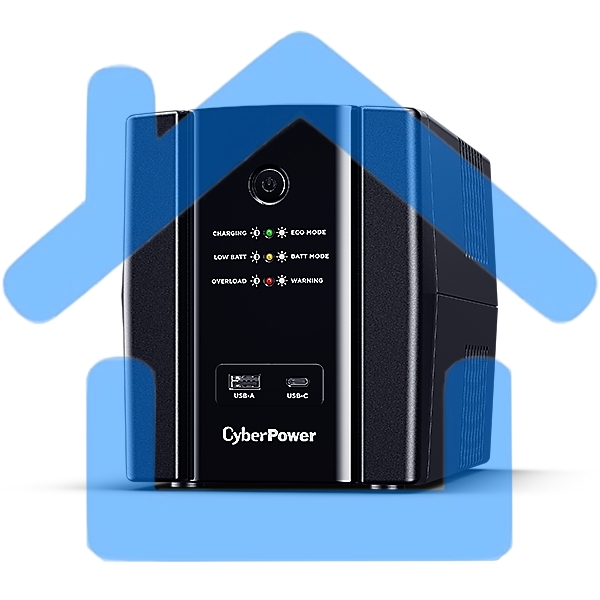 Источник бесперебойного питания CyberPower UT1500EG Line-Interactive 1500VA/900W USB/RJ11/45/USB charger A/C