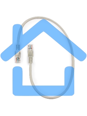 Патч-корд UTP Cablexpert кат.5e, 0.5м, литой, многожильный (серый)