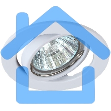 Светильник ST2A WH штампован. поворот. MR16 12В 50Вт бел. ЭРА C0043805