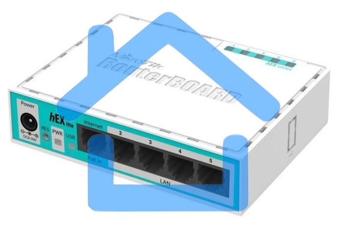 Маршрутизатор MikroTik RB750r2 hEX lite 5x10/100 Mbps