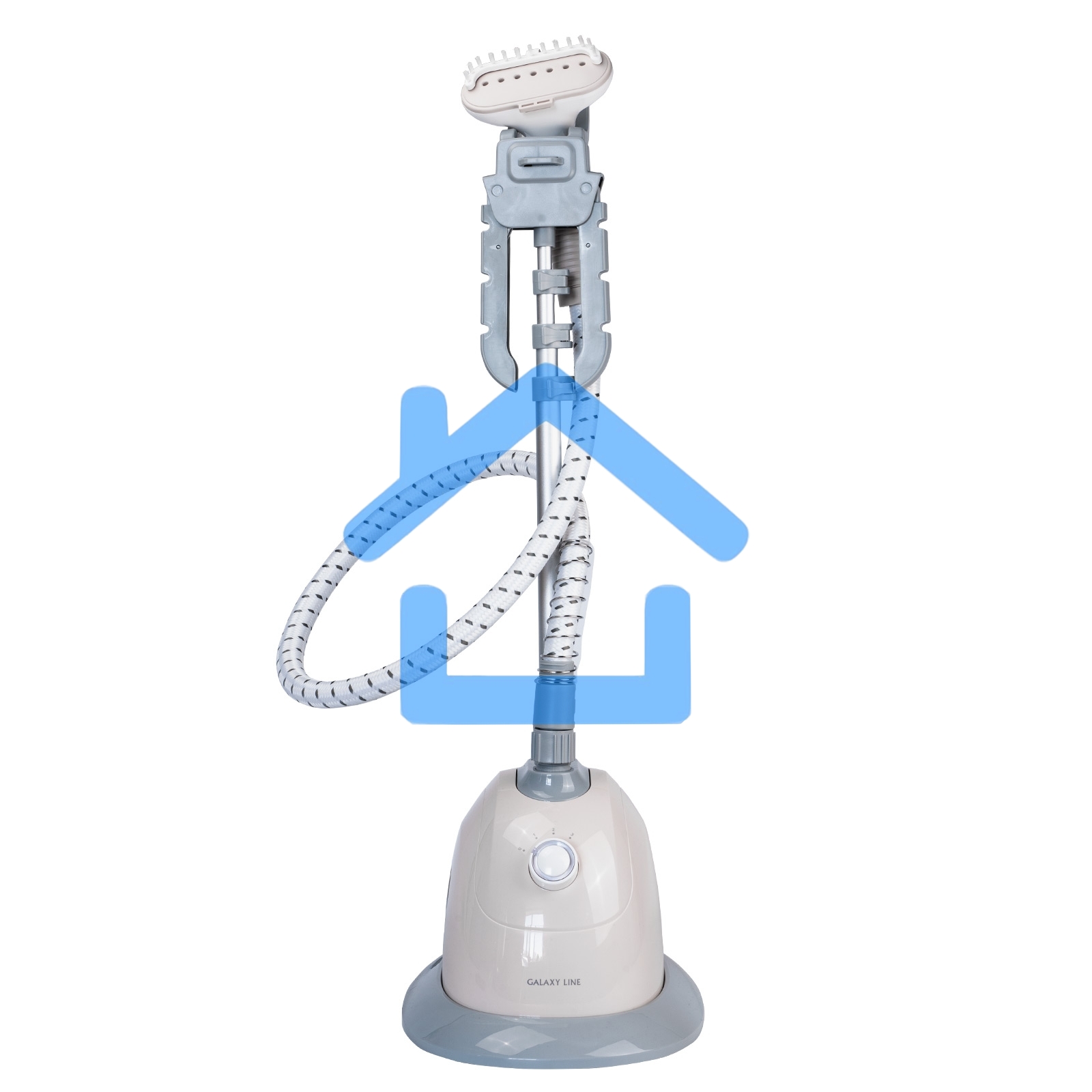 Отпариватель Galaxy Line GL 6212, бежевый, стационарный, 1800 Вт, объем контейнера для воды 1 л, 3 режима отпаривания