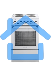 Плита электрическая De Luxe 5004.16э 012 серый, конфорок 4 шт, духовка 46 л, гриль, 50 см x 85 см x 50 см