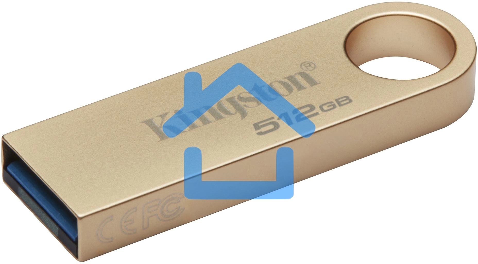 Флешка USB R/W Kingston DataTraveler SE9 DTSE9G3/512 Gb 512 Gb USB 3.0 серебристый