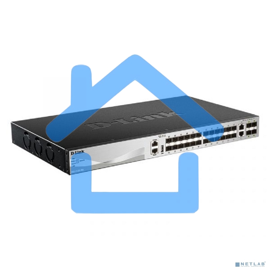 Коммутатор D-Link DGS-3130-30S/B1A 2x10G управляемый