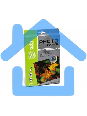 Фотобумага Cactus CS-MA517050 матовая А5 210*148мм 170 г/м2 50 листов