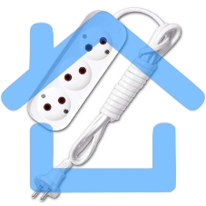 Удлинитель UNIVersal У6-639 ШВВП 2x0,75 3гн. 2м 9631932