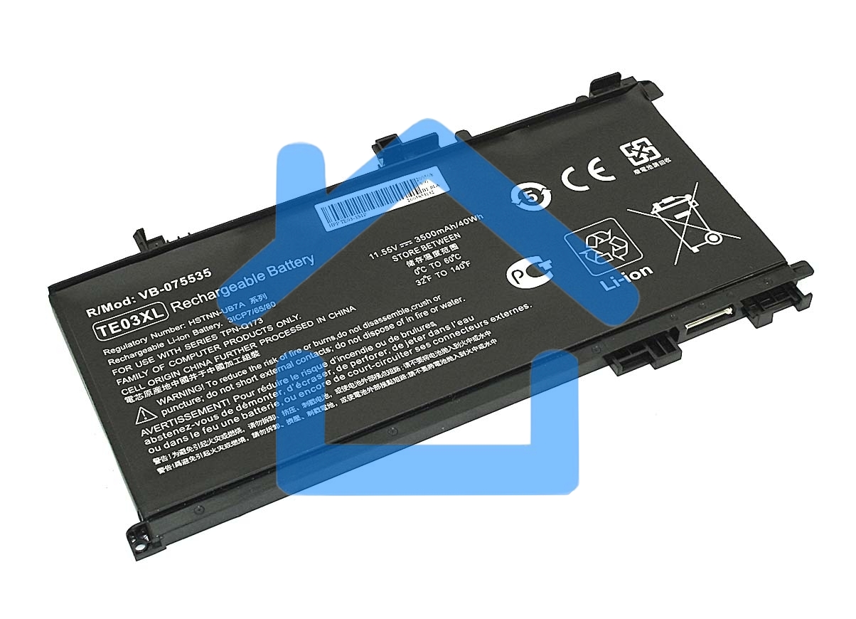 Аккумуляторная батарея для ноутбука HP TPN-Q17311,55V 3500mAh OEM черный