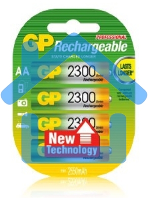 Аккумулятор GP 230AAHC AA NiMH 2300mAh (4шт)