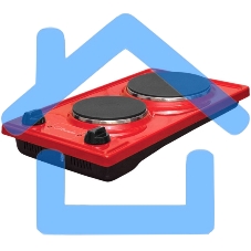 Электрическая плитка Лысьва ЭПБ 22 вишневый (настольная)