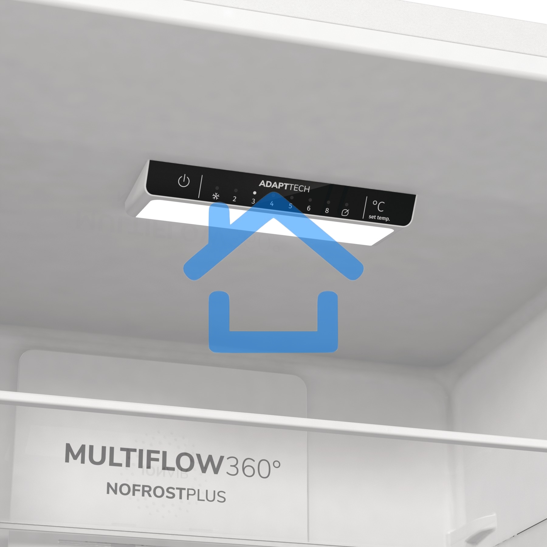 Холодильник Gorenje NRK6201EW4 белый (двухкамерный) (NO FROST)