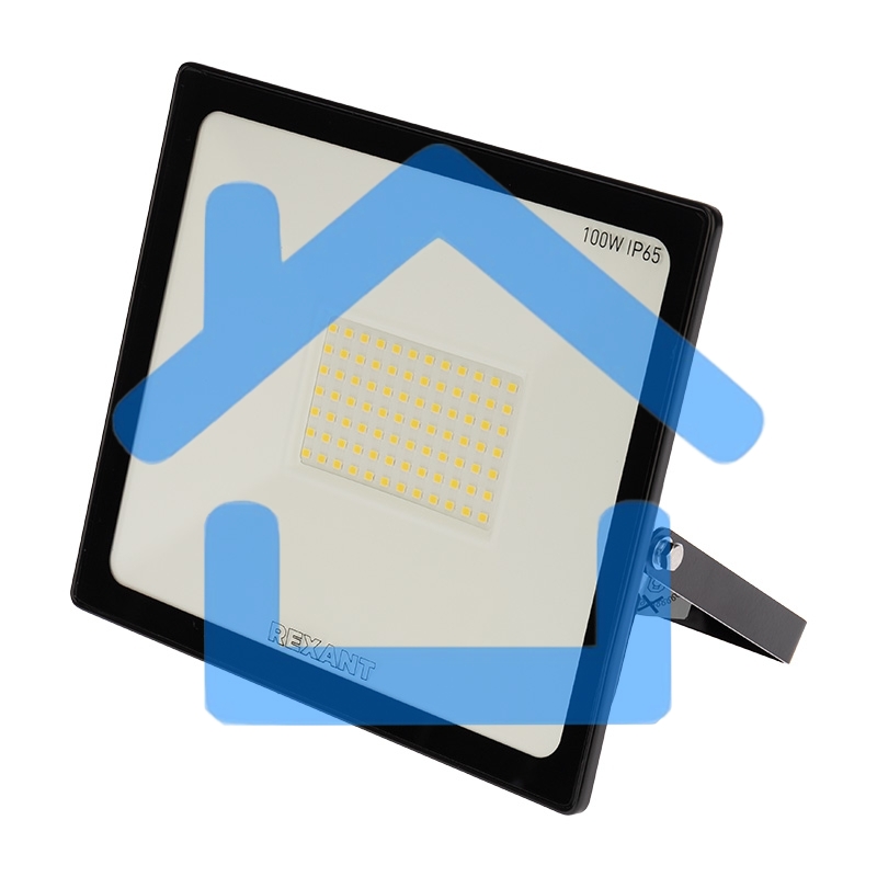 Прожектор светодиодный Rexant 605-005 100 Вт 200–260В IP65 8000 лм 6500 K холодный свет