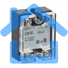 Реле твердотельное OSS-2 25А 380В AC 3-32В DC ONI OSS-2-3-25-B