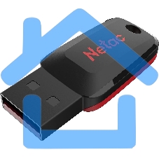 Флешка USB Netac U197 16 Gb <NT03U197N-016G-20BK>, USB 2.0, пластиковая, черная