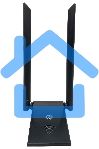 Сетевой адаптер WiFi Digma DWA-AC13002E AC1300 USB 3.0 (ант.внеш.съем) 2ант. (упак.:1шт)