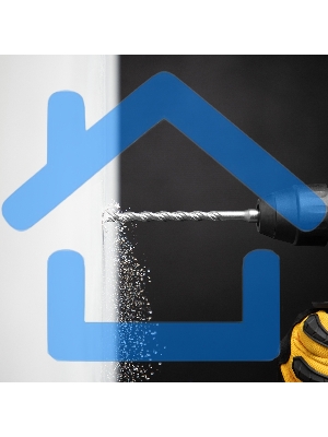 Бур по бетону Denzel двойная спираль, Cobalt W-tip, 8x160 мм, SDS PLUS